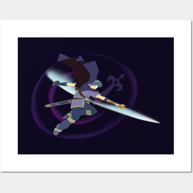 Purple Nair - Melee Wall Art by Robonavi